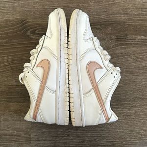 Nike Dunk Low GS White Metallic Red Bronze